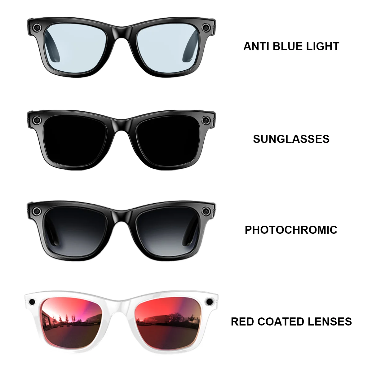 Iouyjiu Wireless Design Smart Glasses, Intelligent Speaker Glasses