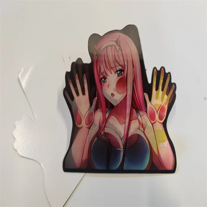 Waterproof 3D Anime Girl Decals Hot Waifu Sexy Girl Lenticular Motion ...
