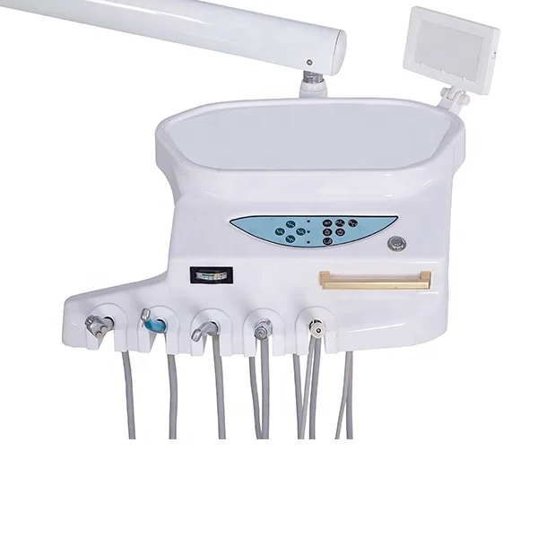 Full Set Teeth Whitening Machine Hand Pieces Light Cure Compressor Sillon Complete Dental Chair