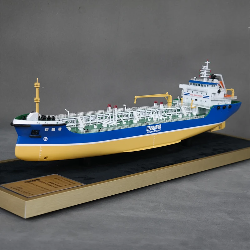 【A】Handmade Plastic Crafts Shipping Line Logistics Present Ocean Artwork Studio Customized 65cm Miniature Oil Tanker Scale Model