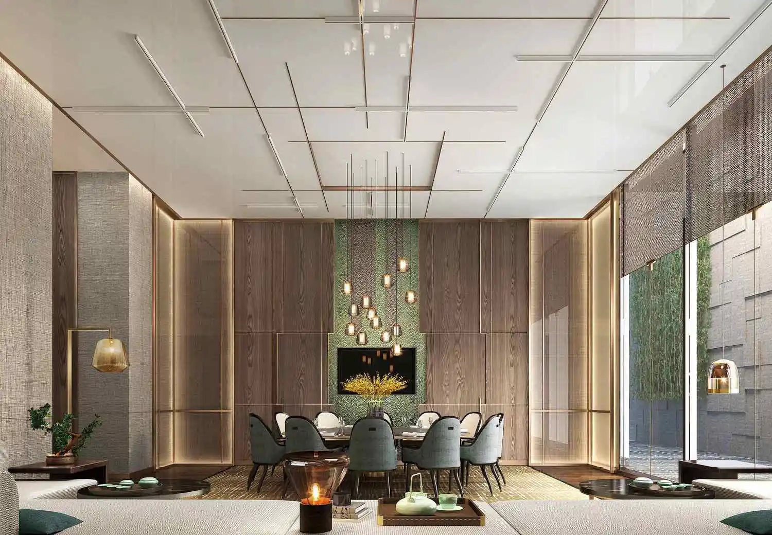 CREATION Marriott Hotel High Class Luxury Light Oak Wood Veneer Hotel Furniture For Hotel Project