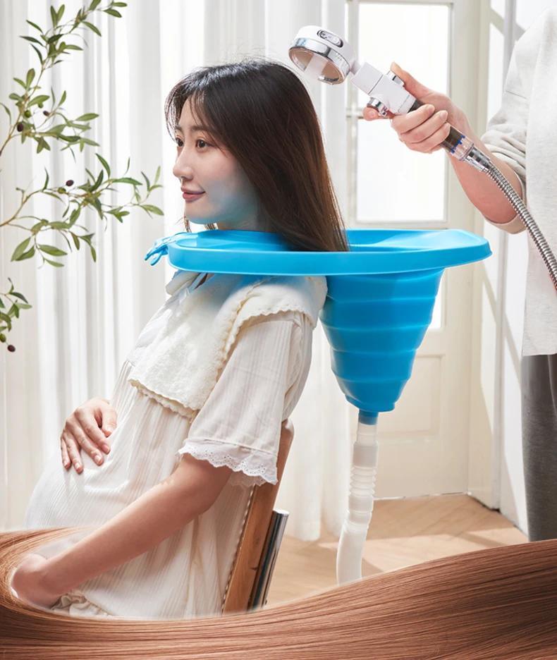 Силиконовая Складная Высококачественная раковина для шампуня парикмахерской эксклюзивная портативная мытья