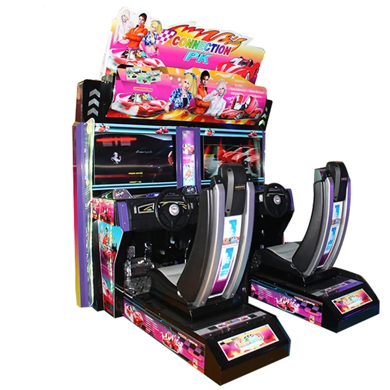 32 LCD Driving Gaming Simulator Car Racing Outrun Coin Operated Car Racing Arcade Games Machine