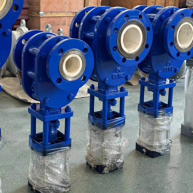 Cast steel stainless steel Ceramic knife gate valve Ceramic gate valve