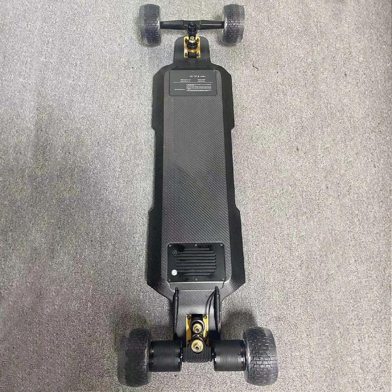 Most Powerful 36V 1500W High Speed Portable Dual Belt TKP Truck D1 Electric Skateboard with Gravity Casting Maple Deck