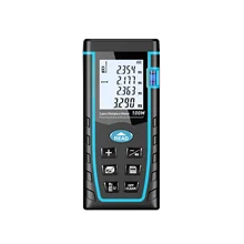 VA-T100 Digital Laser Distance Meter 100M Range Finder IP54 Shockproof Larger 4-Line Display Industrial Tool for Feet Inches