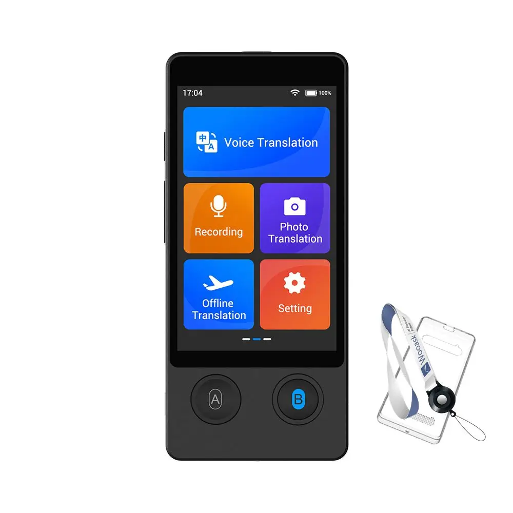 Wooask W12 Language Translator - Real Time Voice Translation