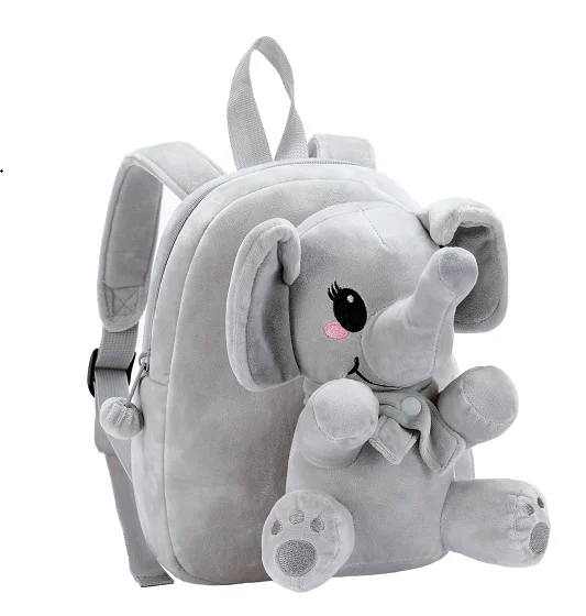 Buy Elephant And Teddy Bag Soft Material School Bag For Kids Plush Backpack  Cartoon Toy  Children's Gifts Boy/Girl/Baby/ Decor For Kids(Age 2 to 6  Year) and Suitable For Nursery,UKG,NKG Student 