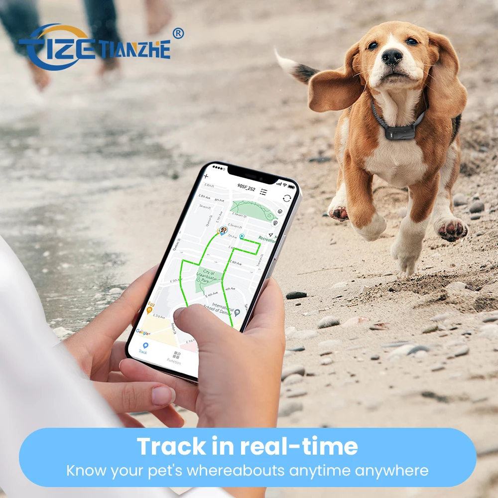 TIZE Waterproof Pet  tracker WiFi GPS Fitness Big Collar 4g Tracker Dog Tracking Locator Cat Gps tracker