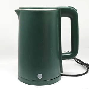 Manufacturers Supply Modern Household Appliances Plastic Double-layer Anti-ironing protection Stainless Steel Electric Kettle