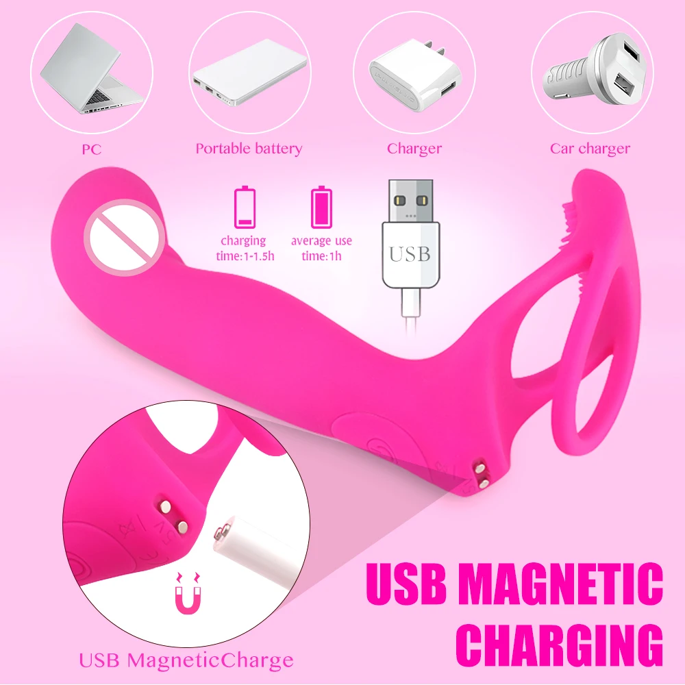 RoseRed & Purple 2025 New Female Vibrator Massage Device Special Ring Vibrator & Anal Sex Toys_voghion.com