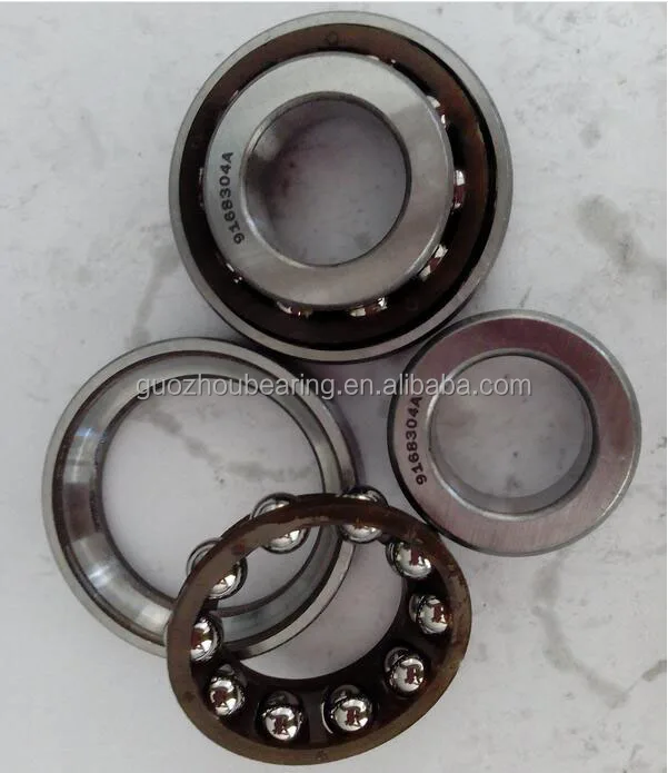 Thrust Angular Contact Ball Bearings Motorcycle Steering Bearing 20x47x16mm 9168304A