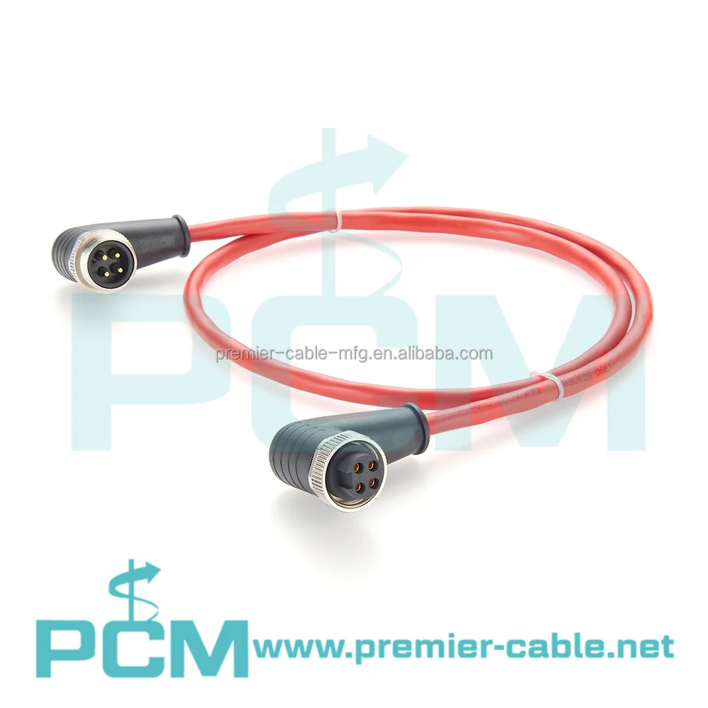 CC-Link Network FieldLink Power Cable with 7/8 inch 4Pin Angle Connector details