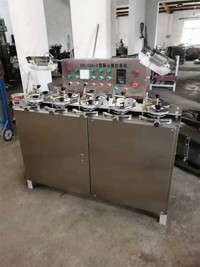 Manual Saving Automatic Hard Candy Rope Making Machine