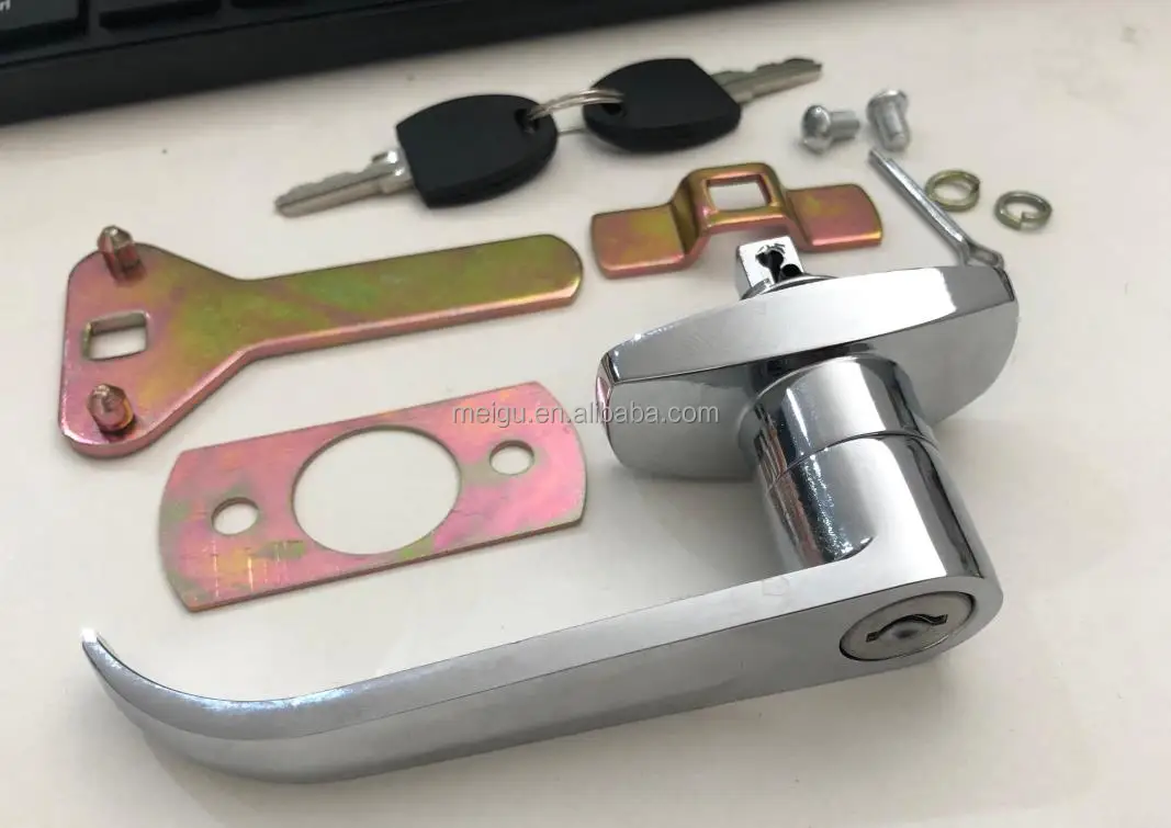 Meigu Cold Room Door Lhandle Lock Zinc Alloy Industrial Door Lock