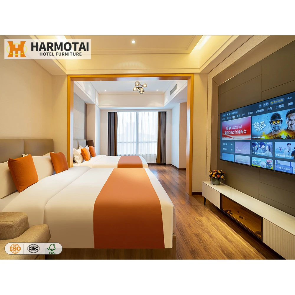 Modern Luxury Design Hotel Furniture Set Hotel Bedroom Furniture Sets Supplier King Size Bedroom Hotel Room Furniture