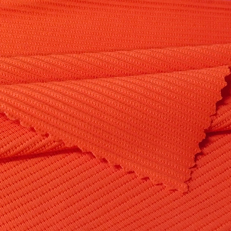 GRS certified stripes 4 way stretch recycled nylon 85 spandex 15 high elastic rib fabric for swimwear