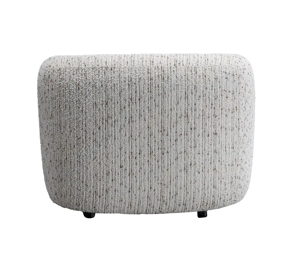 New Design Modern Living Room Leisure Reading Soft Cushion Eco-Friendly Sofa Chair Big Size Round Accent Chair with Pillow