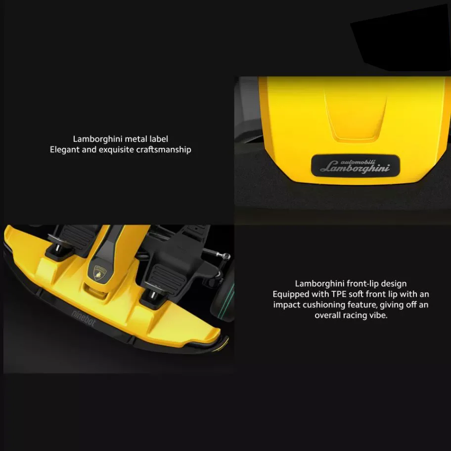 Yellow Cover For Ninebot Gokart Pro/Kit – Lamborghini Edition Compatible, Electric Go Kart Accessory