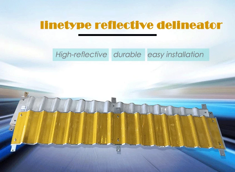 LDS Line Type Guardrail Road Traffic Delineator Reflector