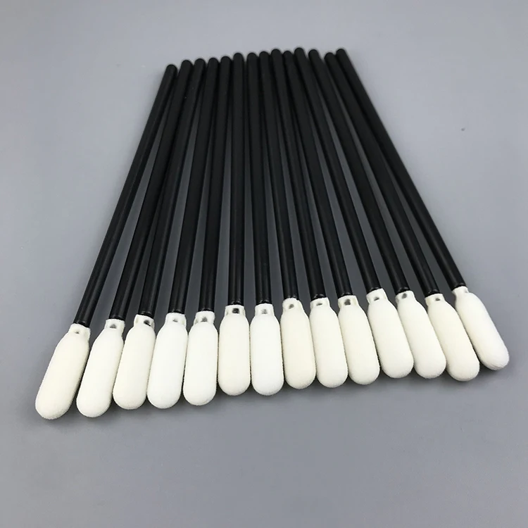 Черная полипропиленовая ручка чистящая палочка для промышленных мини-носков комната Круглые головки пенопластовые