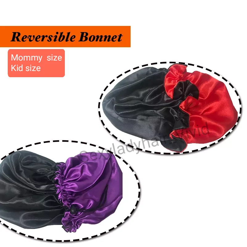 Satin Reversible Hair Bonnet - LV Logo Inspired – Designs By Lan