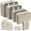 SKU-14- Set of eight bags beige