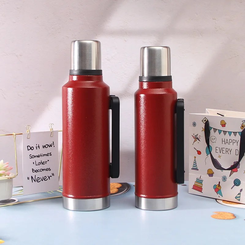 Large Capacity  Classic  Vacuum Flask Double Wall Thermo Thermal Stainless Steel Water Bottle