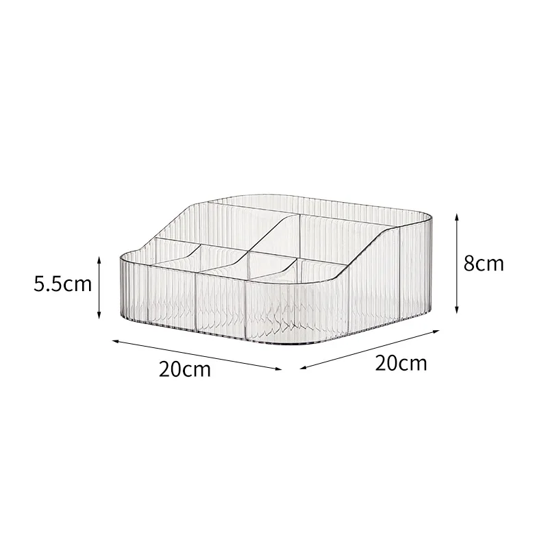 Choice Fun Cosmetic Beauty Make up Organizer Multi-Function Bathroom Makeup Organizer Storage Case for Vanity With Drawers
