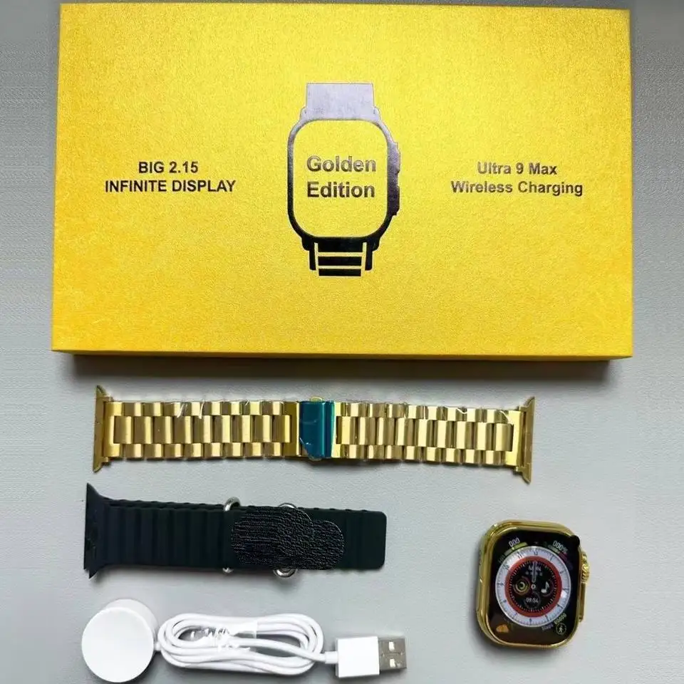 Source Ultra 9 Max Haino Teko Montre G9 Gold Smartwatch Golden Edition  Series 8 Smart Watch Ultra 9 Max Gold24k on m.alibaba.com