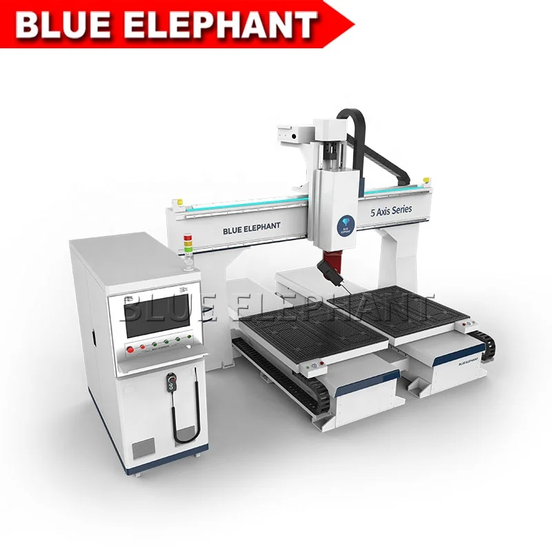 5 Axis Cnc Stone Carving Milling Machine 5 Ejes Cnc Router for Wood