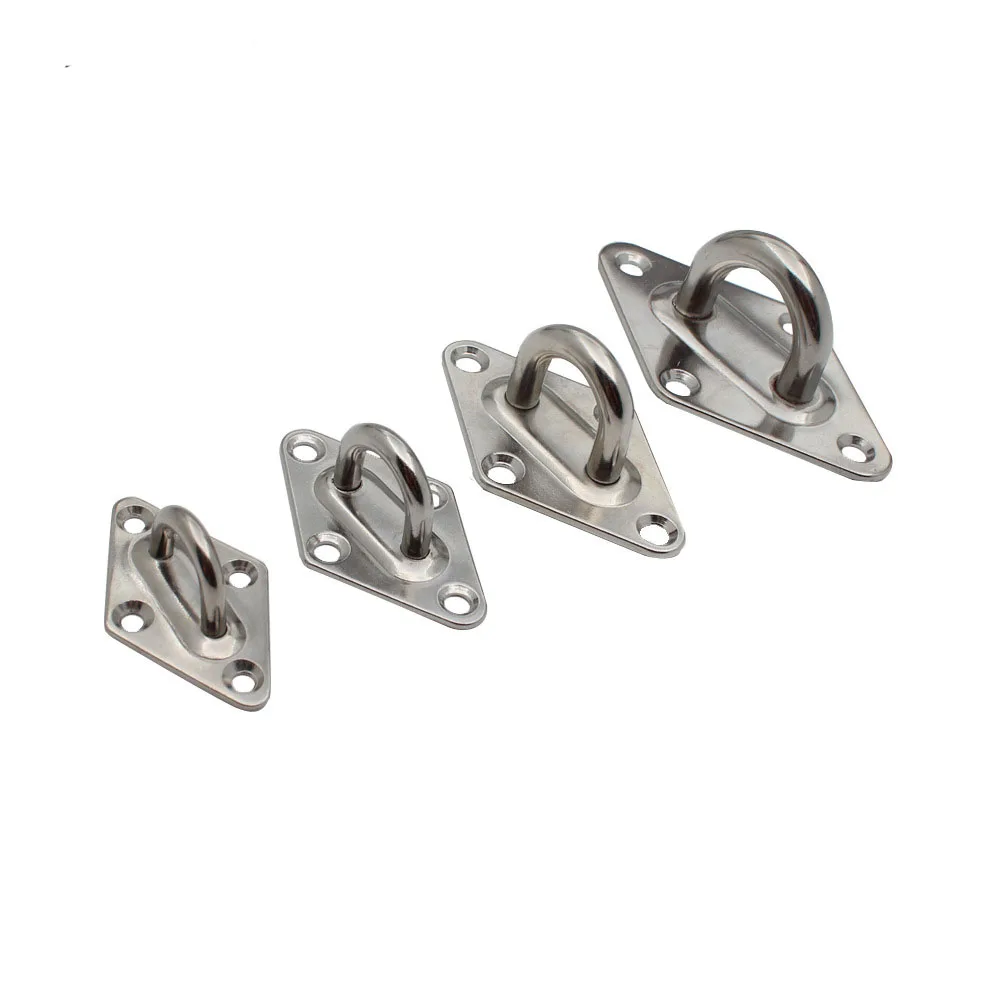 Details about   Heavy Duty Hammock Hanging Kit Pad Eye Plates Staple Ring Hook,Ceiling Wall Moun 