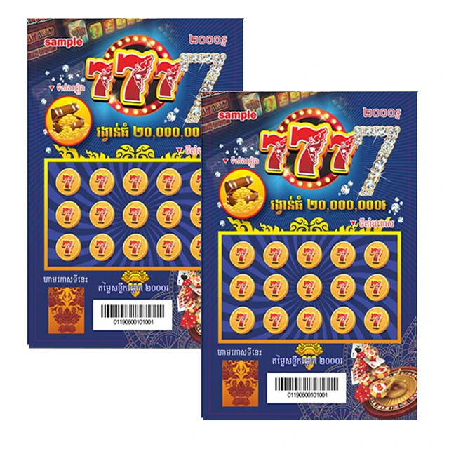 Красочные интересные карты для игры в бинго с принтом царапин, лотерейный билет