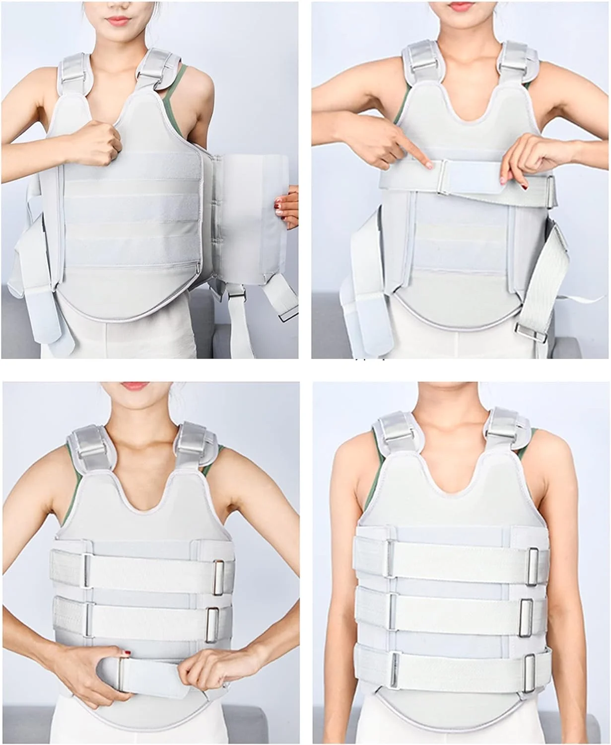 Adjustable Thoracolumbar Fixation Support Brace Thoracic And Lumbar Spine Orthosis Belt factory