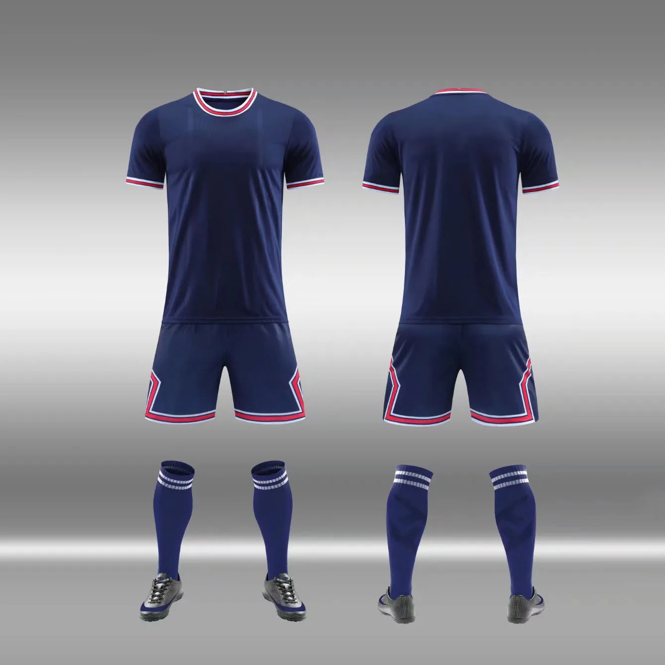 Wholesale 2022 Factory Wholesale France Soccer Uniform Thailand Paris Style  Design Custom Team Soccer Jersey From m.