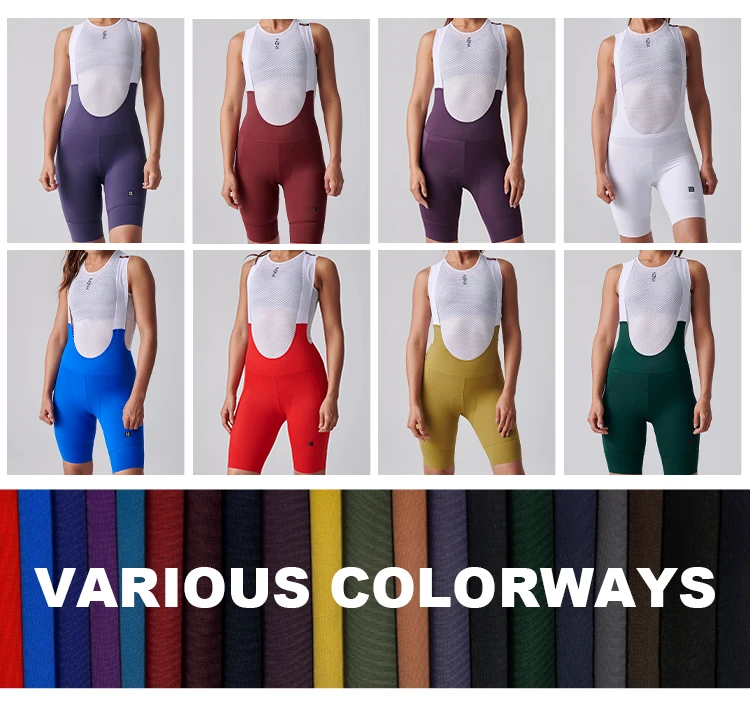 2023 New Arrival Grey Purple Colored High Performance Cycling Bib