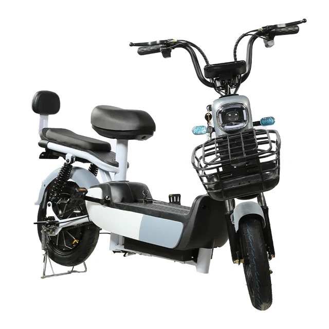 City Two-wheeled Electric Bicycle 350w 48v 12H Lithium Battery Leisure Scooter Electric Bicycle