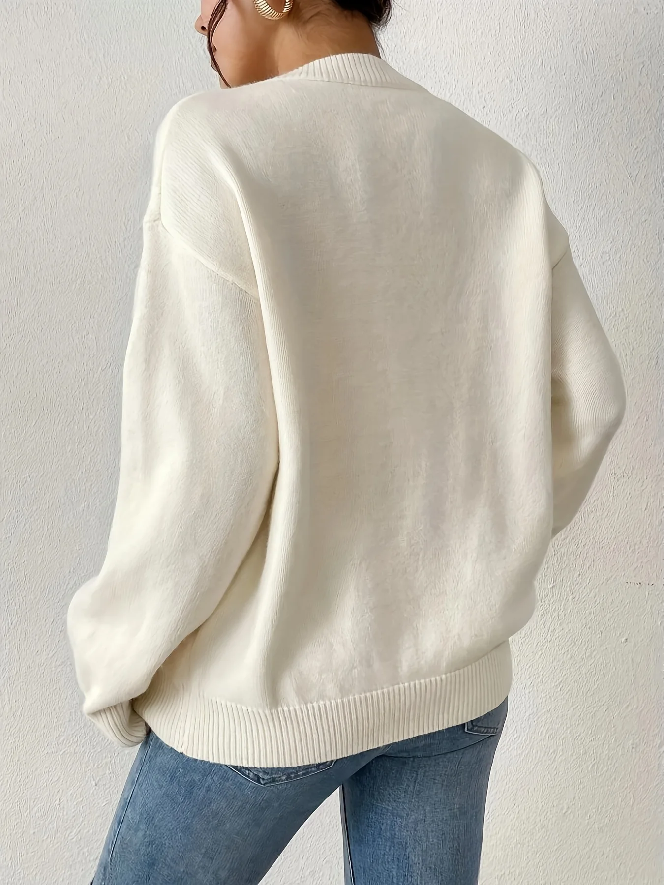 Heart Pattern Sweater 2