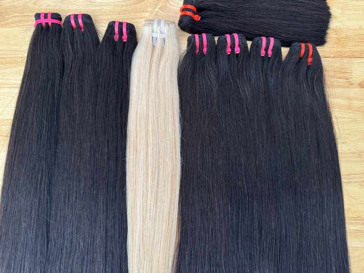 Factory Price Virgin Weft Hair Viet Nam Remy Genius Weft Human Hair