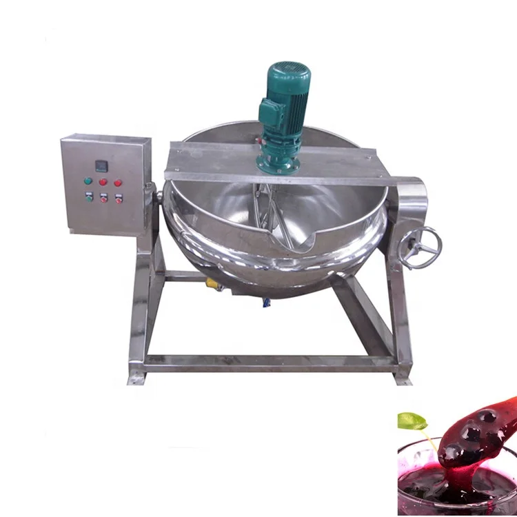 Industrial Automatic Jam Paste Sauce Cooker Tilting Braising Pan Stirrer  Mixing Pot for Central Kitchen - China Tilting Braising Pan, Automatic Cook