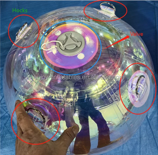 Gold Giant Inflatable Mirror Ball Reflective Ball main image 1