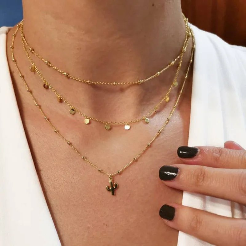 C\u0026j Creative Vintage Gold Cactus 