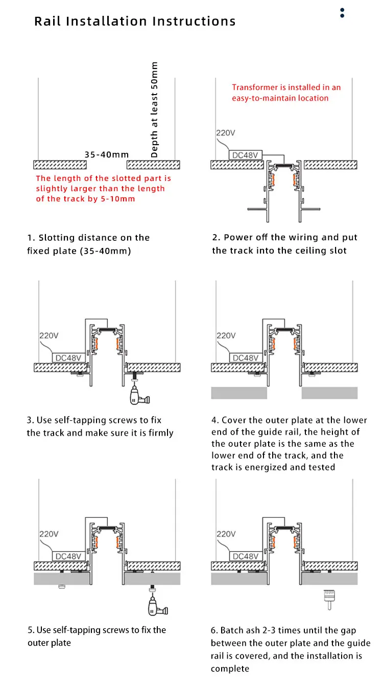 Modern Bedroom Living Room Extremely Narrow And Ultrathin