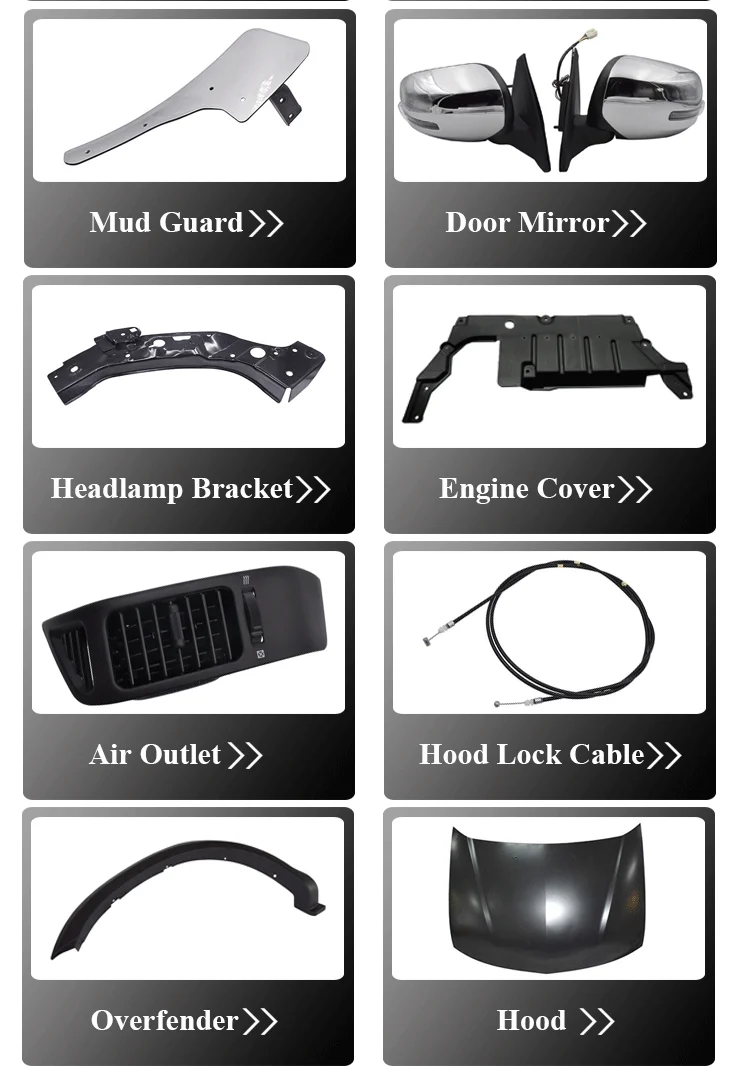 Auto Parts Car Body Parts Rear View Side Door Mirror For Toyota Hilux