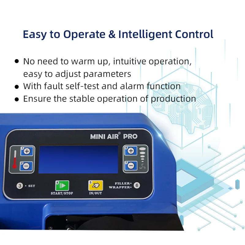 Миниатюрная воздушная промышленная воздушно-пузырьковая машина для наполнения воздухом