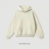 Sweat à capuche - Gris-abricot