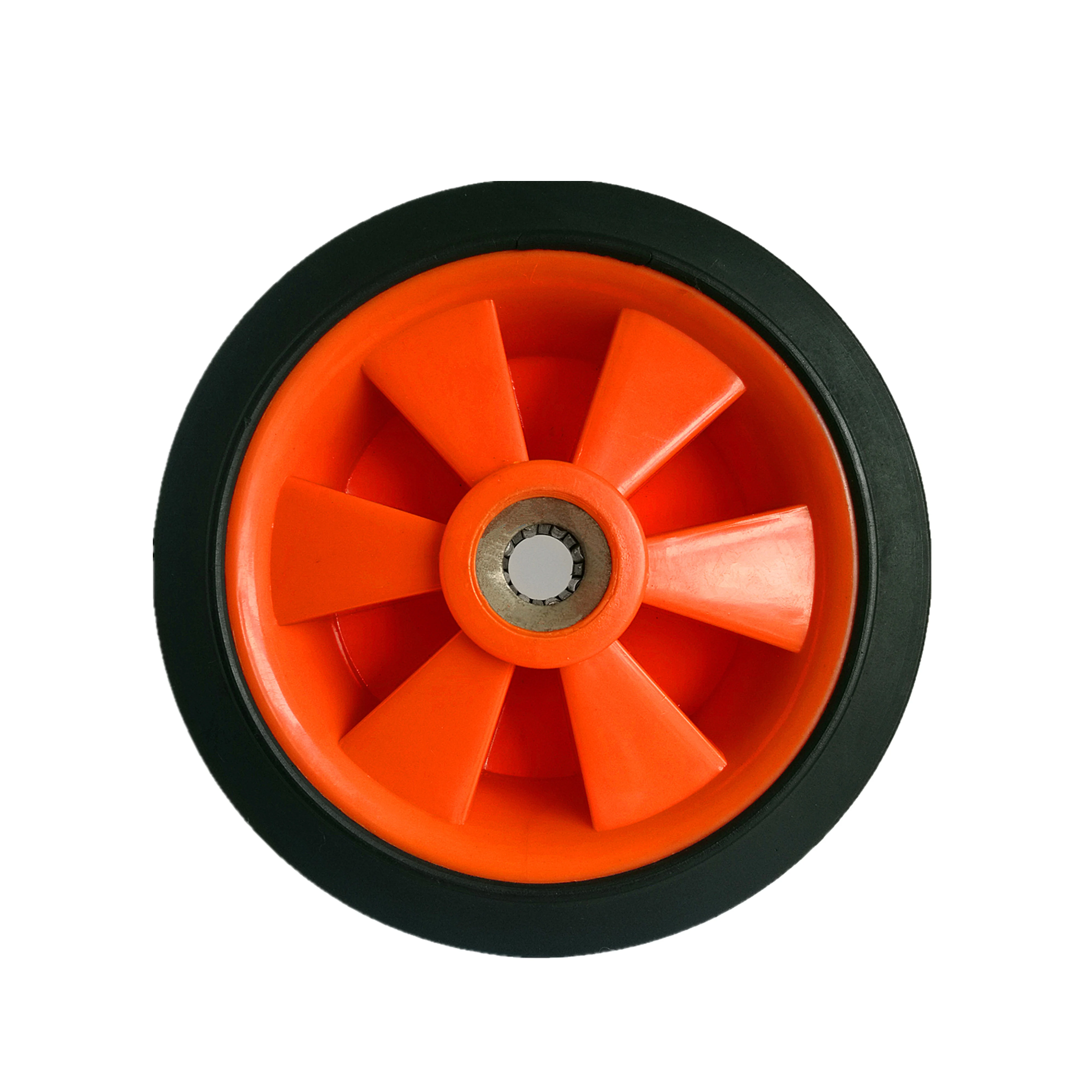 5 Inch Solid Rubber Wheel For Trolley,Generator,Air Compressor Buy