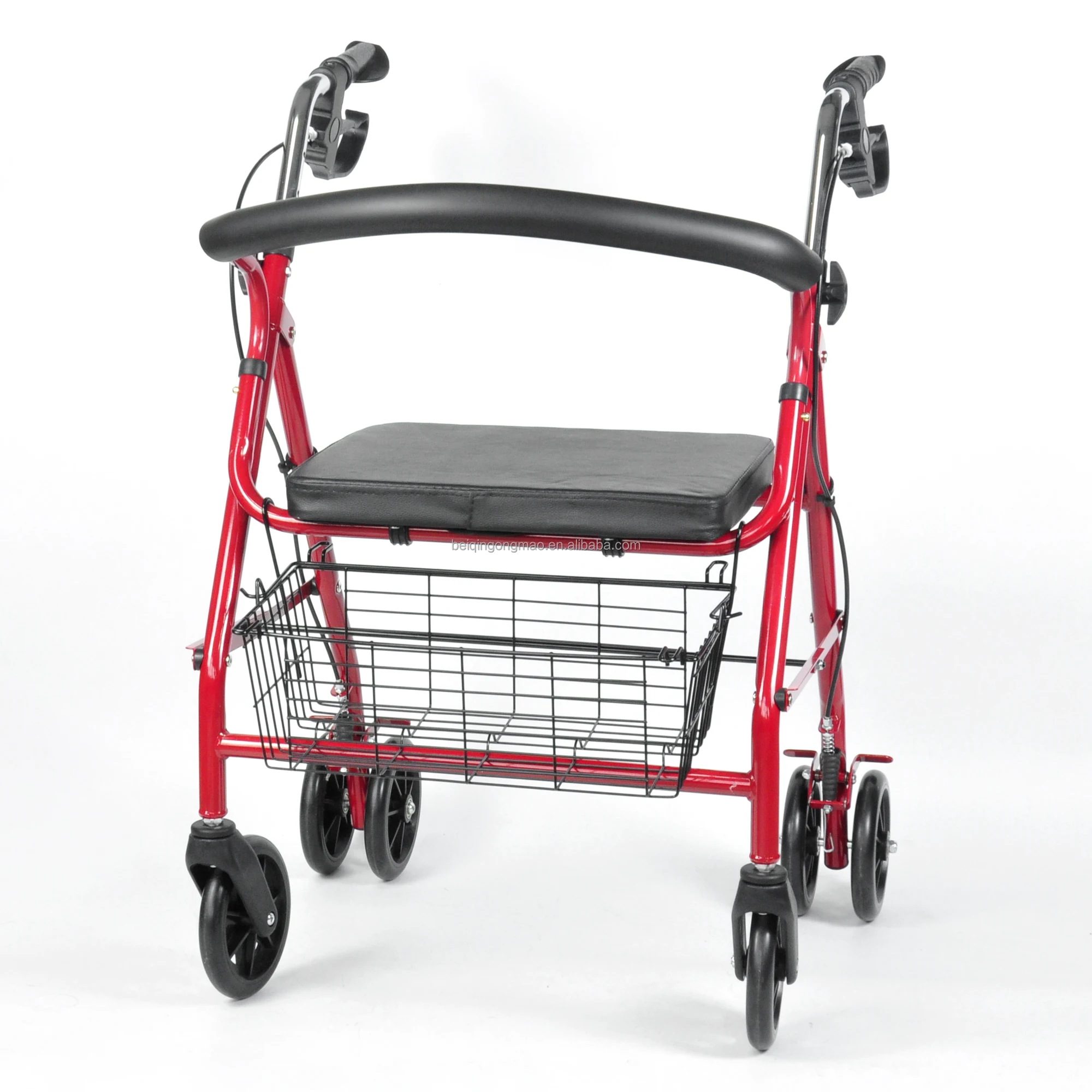 New Model Transport Chairs Wheelchair Rollator Walker With Footrest