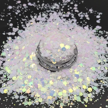 Wholesale bulk glitter mixed hexagon color shift glitter for Fabric Paint Nail Eyes and Crafts