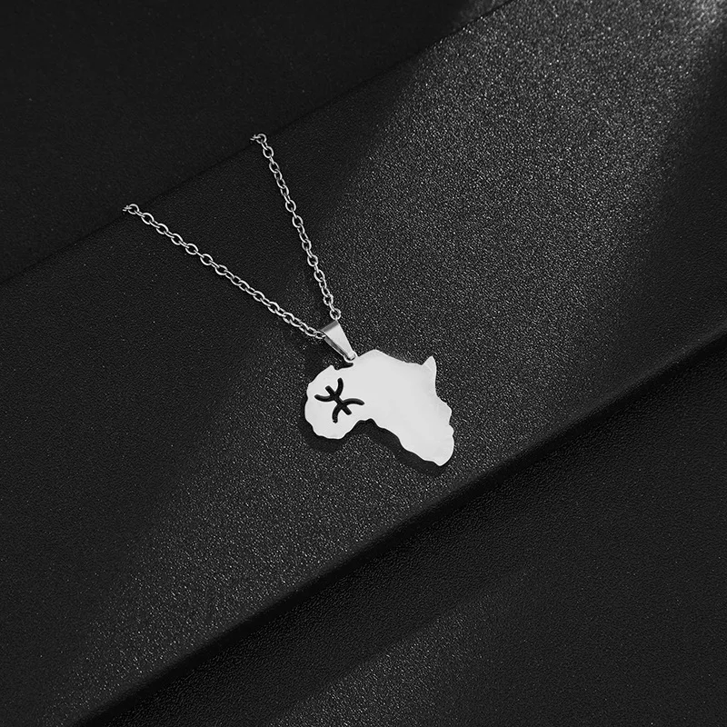 Custom Map Necklace